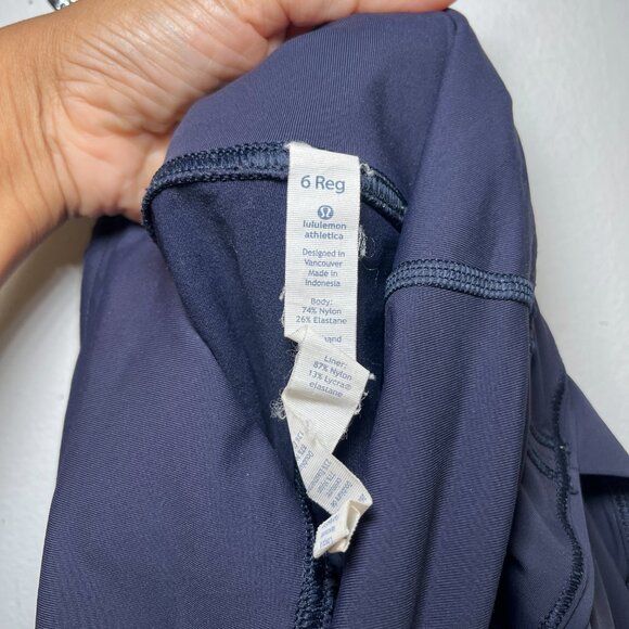 lululemon Lost in Pace Skirt Blue - Boysenberry - Size 6 - Picture 6 of 9